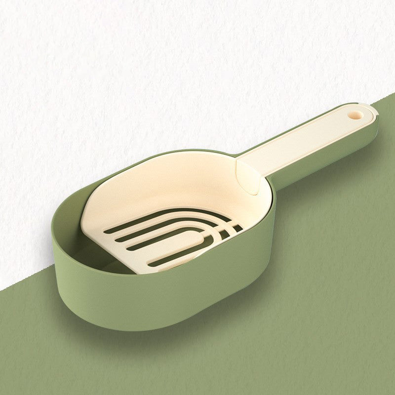 Selbstreinigende Katzenstreuschaufel