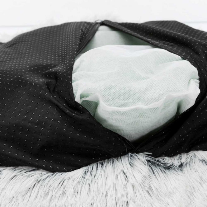 Trixie Bett Harvey - rund weiß-schwarz